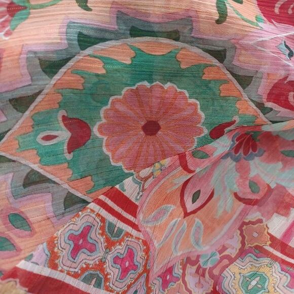 Misa Los Angeles Lorenzo Halter Jumpsuit Tile Print L NWT - Picture 12 of 15